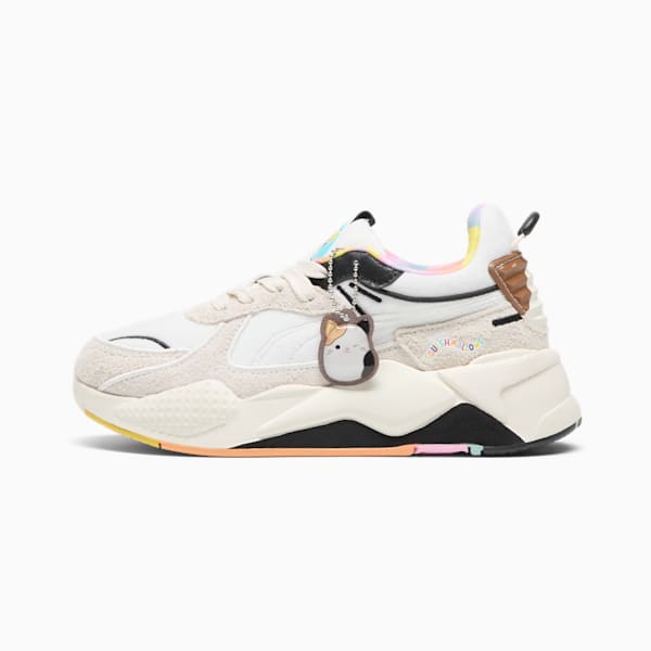 Chaussures de sport RS-X Cam PUMA x SQUISHMALLOWS, enfant et adolescent, Warm White-Alpine Snow-Lemon Meringue, extralarge